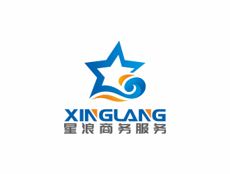 何嘉健的廣西星浪商務服務有限公司logo設計