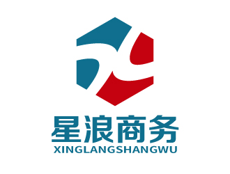 張俊的廣西星浪商務服務有限公司logo設計