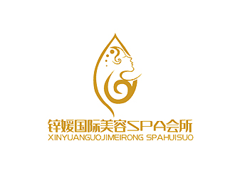 秦曉東的鋅媛國際美容SPA會所logo設(shè)計