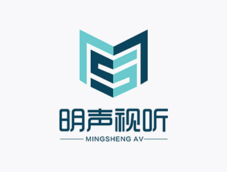 吳曉偉的明聲視聽logo設(shè)計