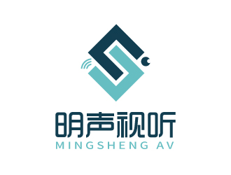 張俊的明聲視聽logo設(shè)計(jì)