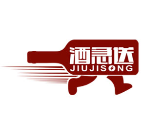 郭慶忠的酒急送logo設(shè)計(jì)