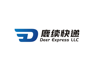 孫永煉的英文：Deer Express LLC, 中文：鹿續(xù)快遞logo設(shè)計(jì)