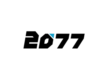 秦曉東的2077logo設(shè)計