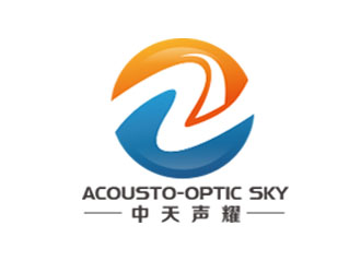 朱紅娟的中天聲耀（英文名：Acousto-Optic Sky）logo設(shè)計(jì)