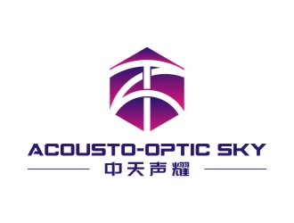 陳國偉的中天聲耀（英文名：Acousto-Optic Sky）logo設(shè)計(jì)