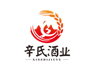 朱紅娟的辛氏酒業(yè)logo設計