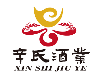 向正軍的辛氏酒業(yè)logo設(shè)計