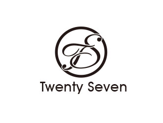 朱紅娟的Twenty Seven首飾定制logo設(shè)計(jì)