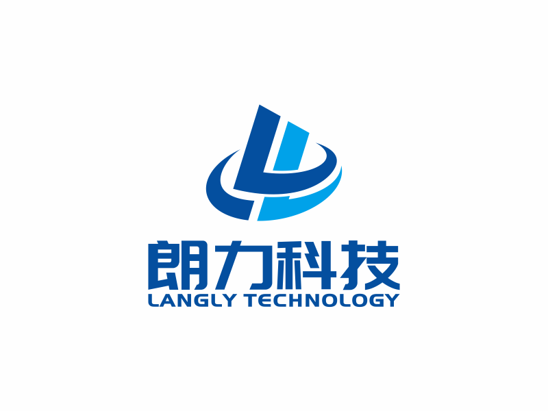 朗力科技或（LANGLI TECHNOLOGY ）logo設計