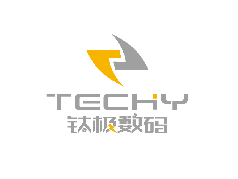 鈦極TECHYlogo設(shè)計