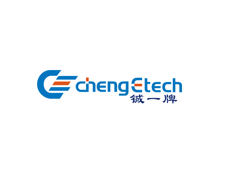 chengE tech   鋮一牌logo設(shè)計