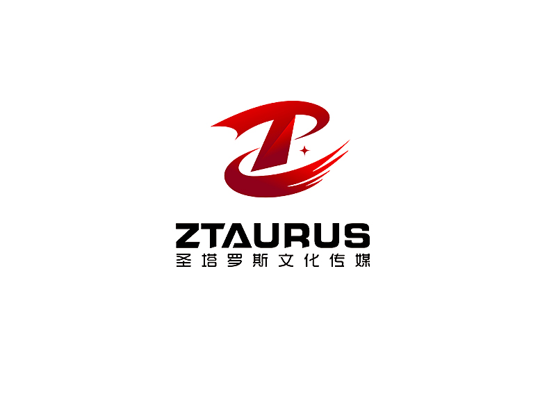 李杰的圣塔羅斯文化傳媒有限公司 ZTAURUSlogo設計