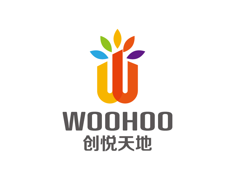 張俊的中文名：創(chuàng)悅天地    ；  英文名：WOOHOOlogo設(shè)計(jì)