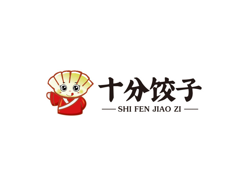 鐘炬的十分餃子logo設(shè)計