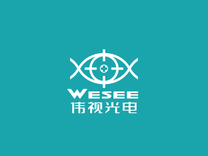 姜彥海的WeSee   偉視光電logo設(shè)計(jì)