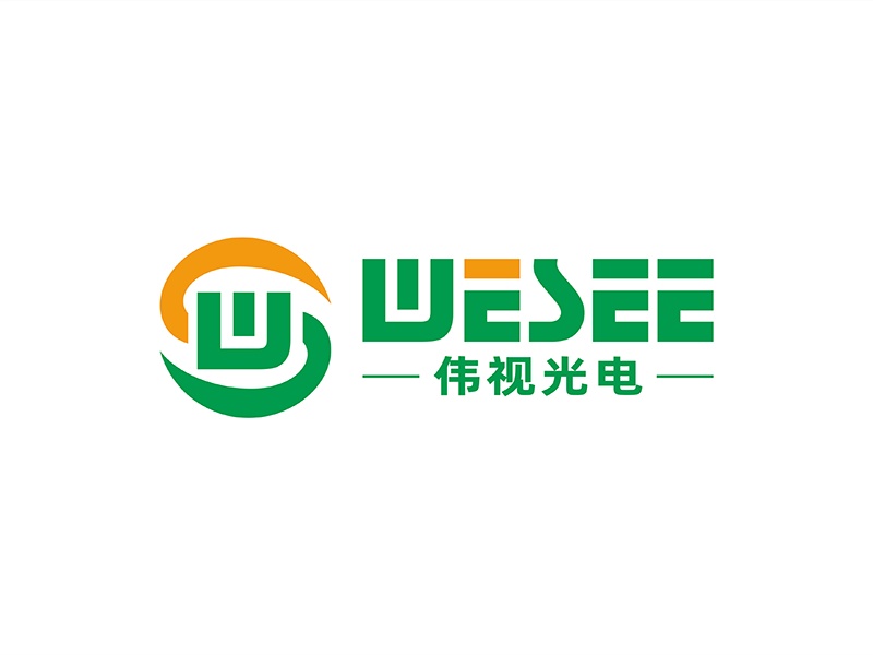 周都響的WeSee   偉視光電logo設計