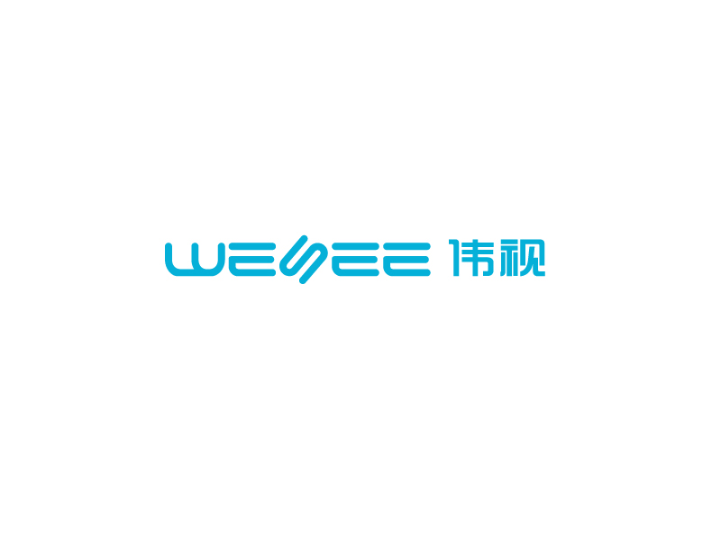 唐國強的WeSee   偉視光電logo設計