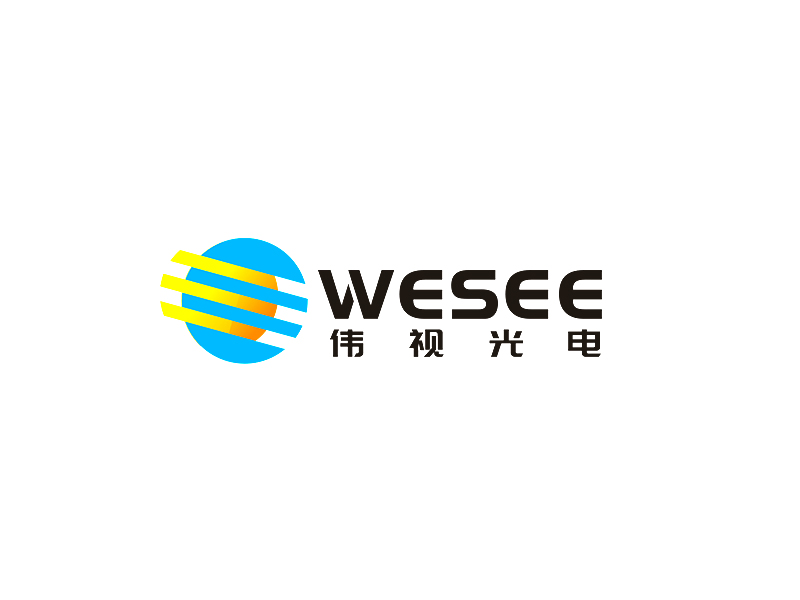 李杰的WeSee   偉視光電logo設計