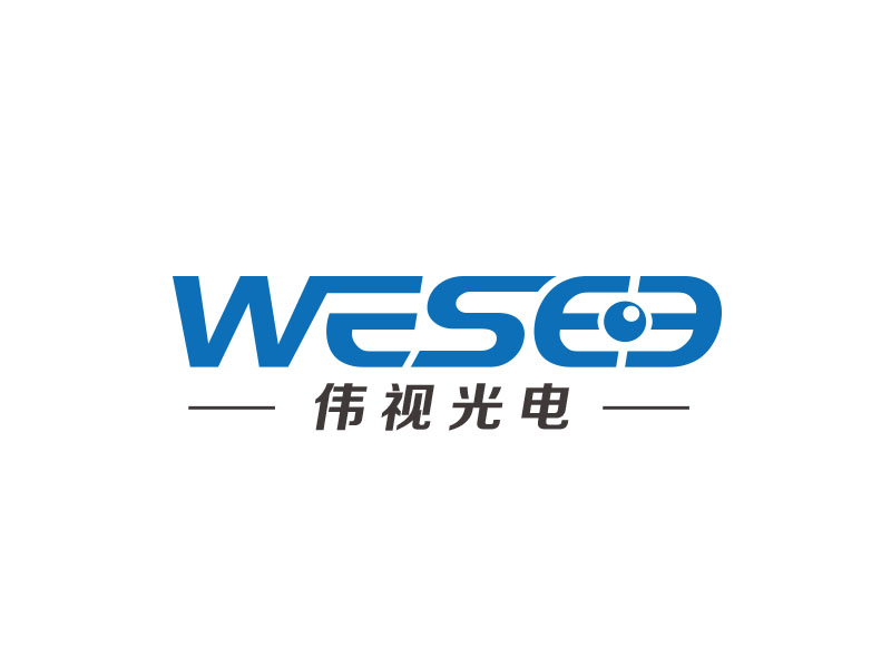 朱紅娟的WeSee   偉視光電logo設計