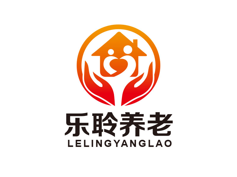 朱紅娟的樂聆養(yǎng)老logo設(shè)計(jì)