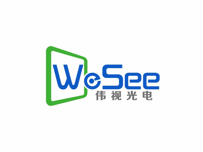 陳國(guó)偉的WeSee   偉視光電logo設(shè)計(jì)