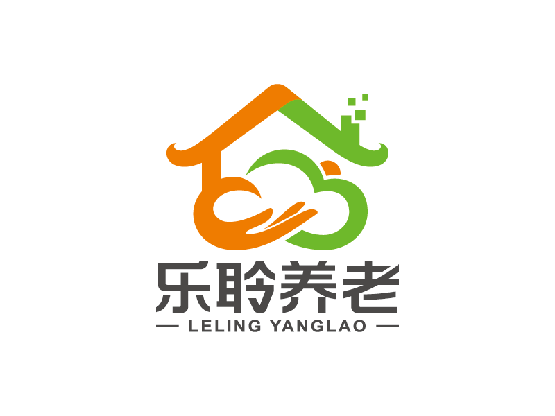 樂聆養(yǎng)老logo設計