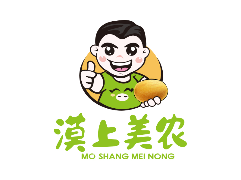 向正軍的漠上美農(nóng)logo設(shè)計