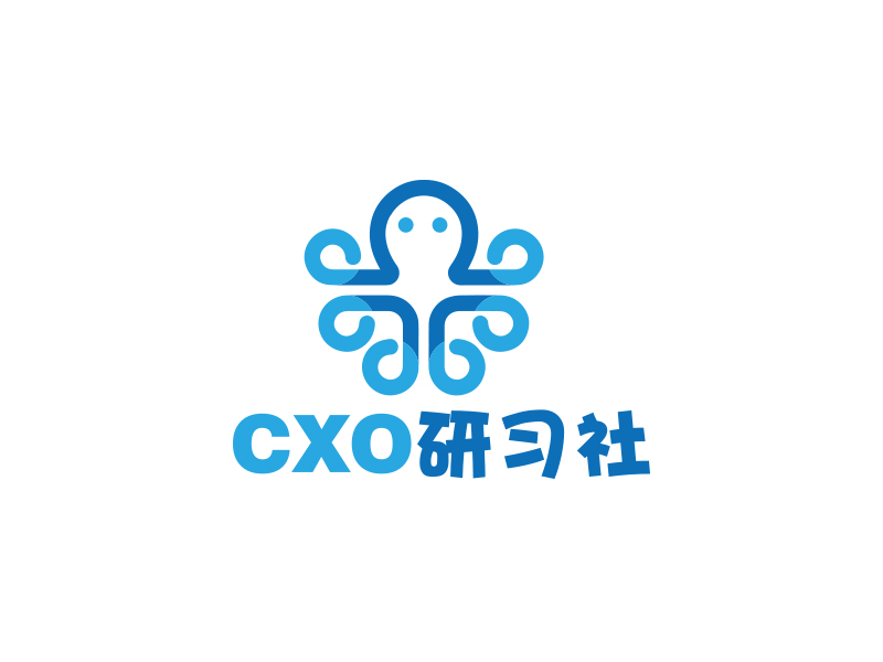 何錦江的CXO研習社培訓業(yè)logo設(shè)計