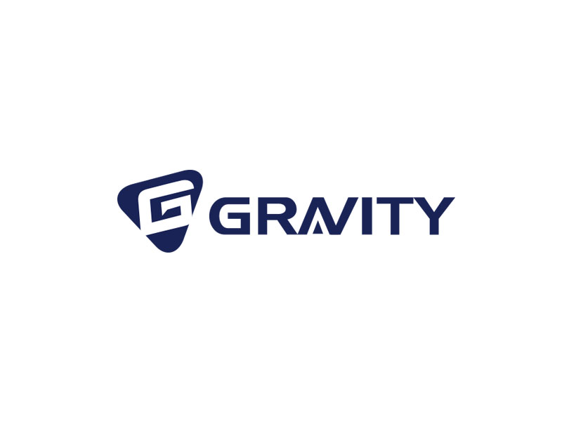 朱紅娟的GRAVITY SPACE黑白色logo設(shè)計