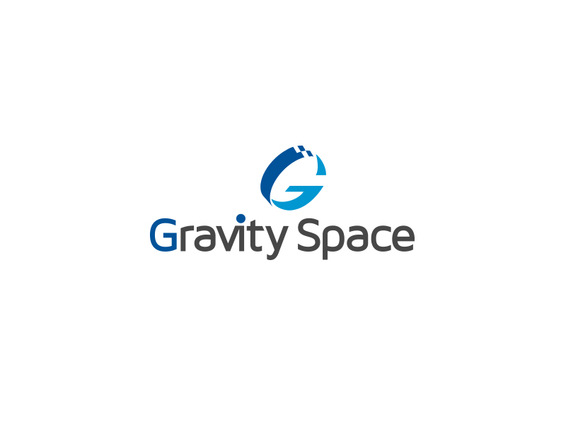 顏俊良的GRAVITY SPACE黑白色logo設(shè)計