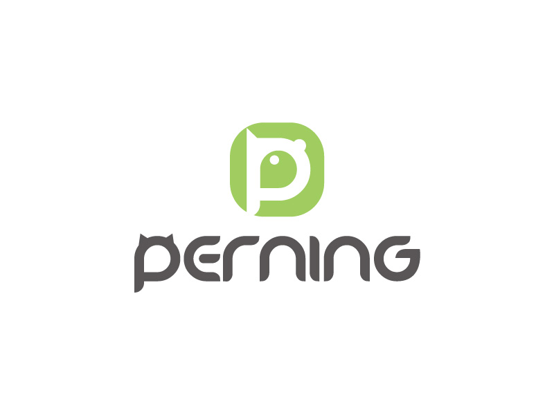 張俊的PERNING寵物用品logo設計