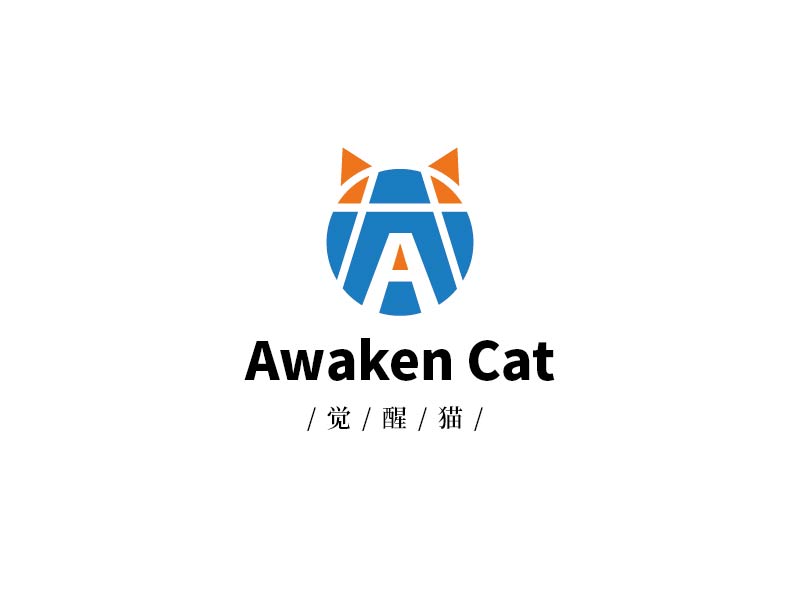 李寧的覺醒貓 AWAKEN CATlogo設(shè)計