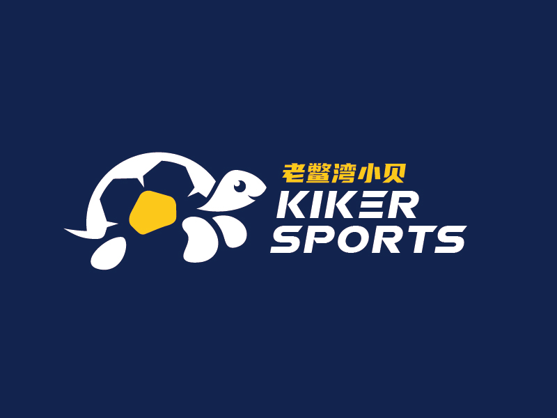 王濤的老鱉灣小貝 KIKER KIKER SPORTSlogo設(shè)計(jì)