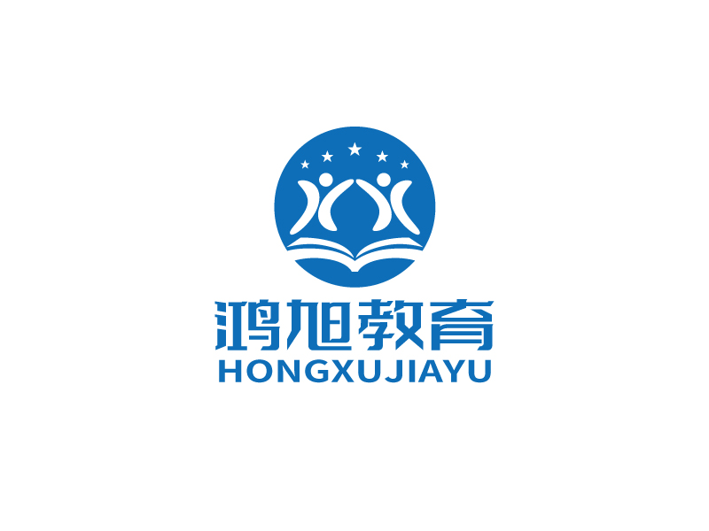 張俊的青島鴻旭教育交流有限公司logo設(shè)計