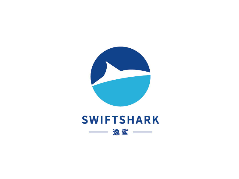 李寧的逸鯊swiftsharklogo設計