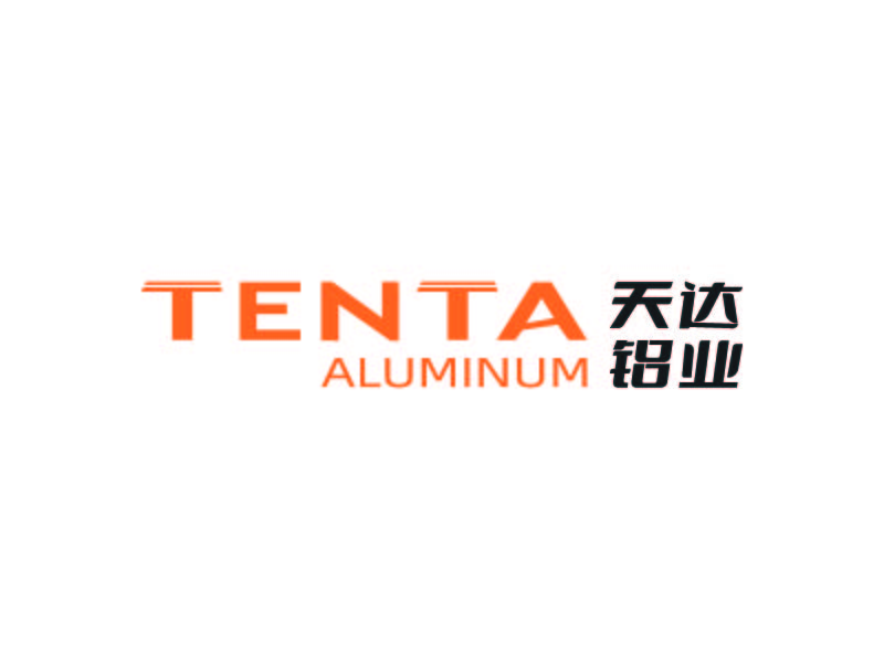 魏娟的天達鋁業(yè)    Tenta Aluminumlogo設計