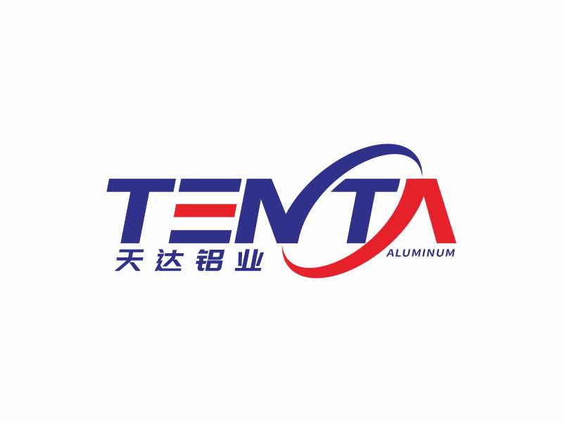 何嘉健的天達鋁業(yè)    Tenta Aluminumlogo設計