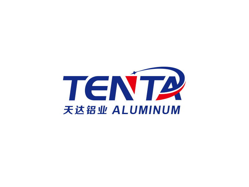 朱紅娟的天達鋁業(yè)    Tenta Aluminumlogo設計