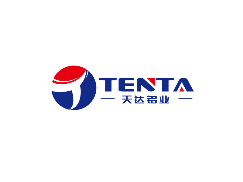 朱紅娟的天達鋁業(yè)    Tenta Aluminumlogo設計