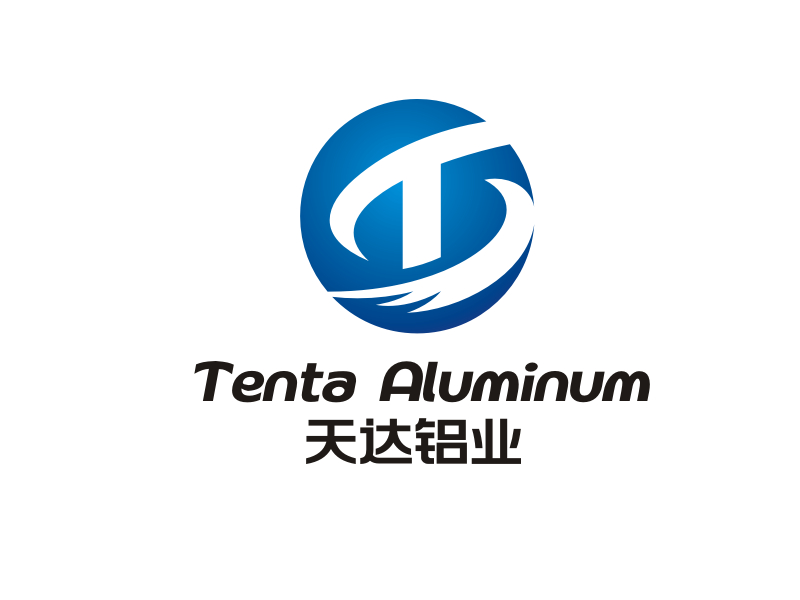 梁宗龍的天達鋁業(yè)    Tenta Aluminumlogo設計