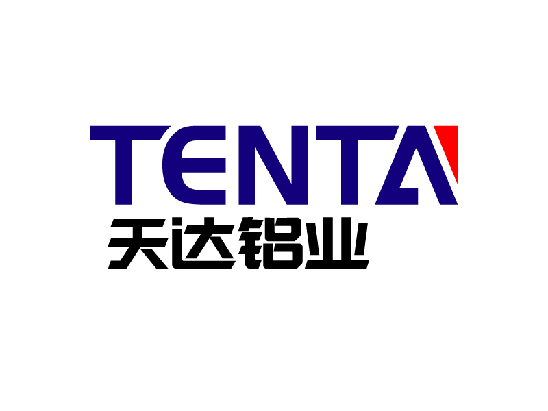 楊振芬的天達鋁業(yè)    Tenta Aluminumlogo設計