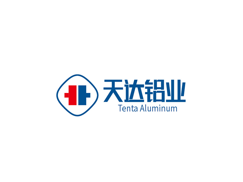 潘鋼的天達鋁業(yè)    Tenta Aluminumlogo設計