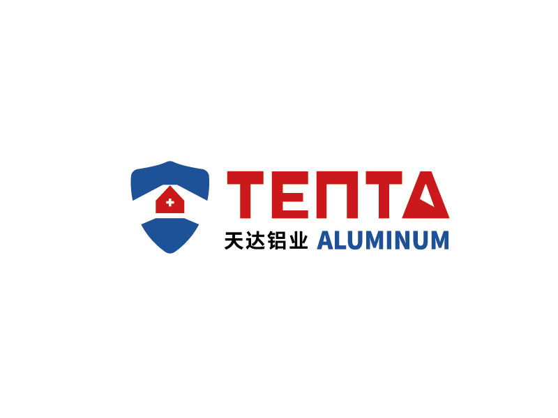 李寧的天達鋁業(yè)    Tenta Aluminumlogo設計