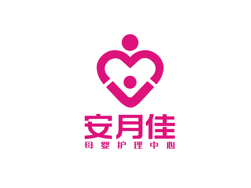 梁宗龍的上海安月佳母嬰護理中心logo設計