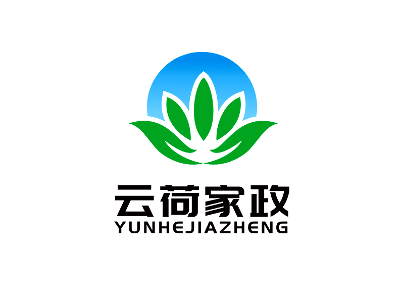 李杰的上海云荷家政服務(wù)有限公司logo設(shè)計(jì)