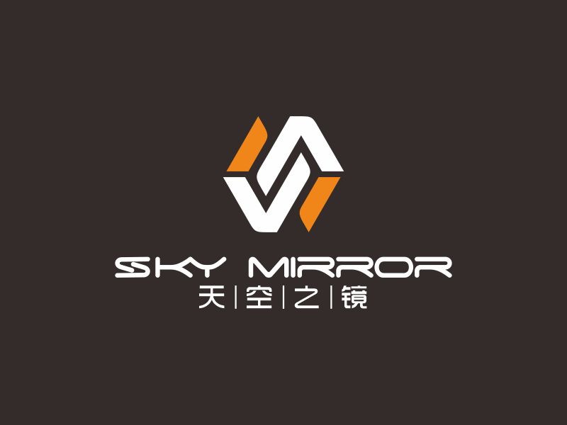 何嘉健的天空之鏡 Sky MIrrorlogo設計