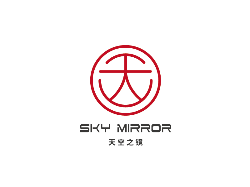 李寧的天空之鏡 Sky MIrrorlogo設計