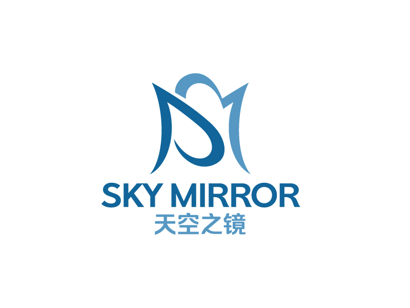 唐國強的天空之鏡 Sky MIrrorlogo設計