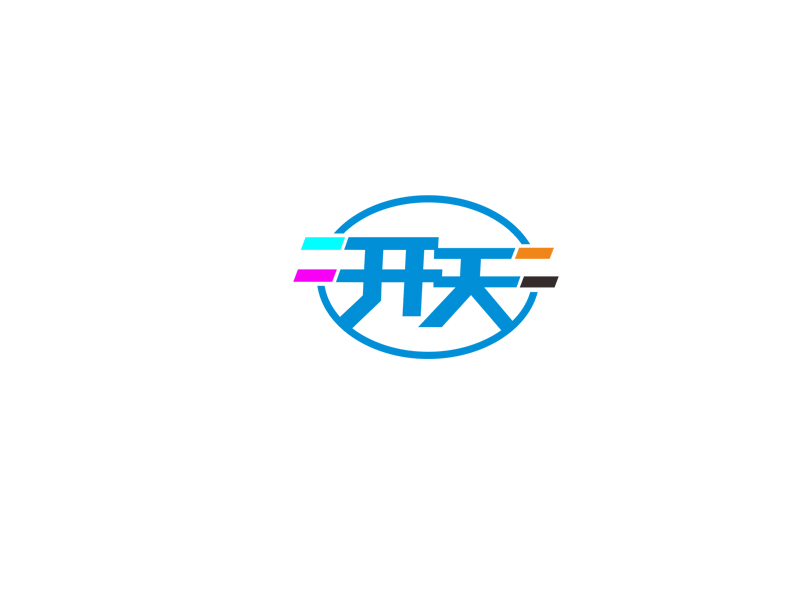 盛銘的開天logo設計